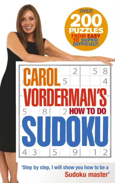Carol Vorderman's How To Do Sudoku, Paperback / softback Book