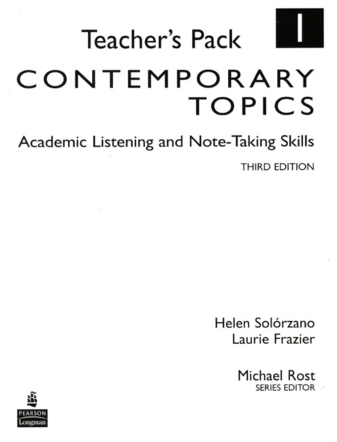 Contemporary Topics 1 : Academic Listening and Note-Taking Skills, Teacher's Pack, Paperback / softback Book