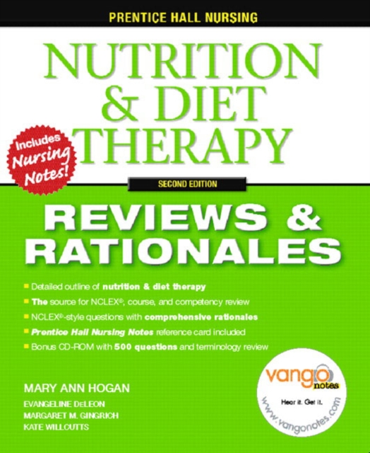 Prentice Hall Reviews & Rationales : Nutrition & Diet Therapy, Paperback / softback Book