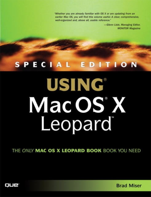 Special Edition Using Mac OS X Leopard, EPUB eBook