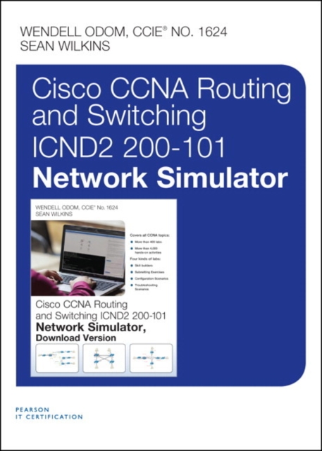 CCNA Routing and Switching ICND2 200-101 Network Simulator, Access Card, Digital product license key Book