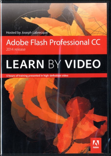 Adobe Flash Professional CC Learn by Video (2014 release), DVD-ROM Book