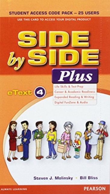 Side By Side Plus 4 - eText Student Access Code Pack - 25 users, Digital product license key Book
