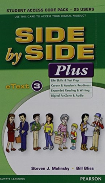 Side By Side Plus 3 - eText Student Access Code Pack - 25 users, Digital product license key Book