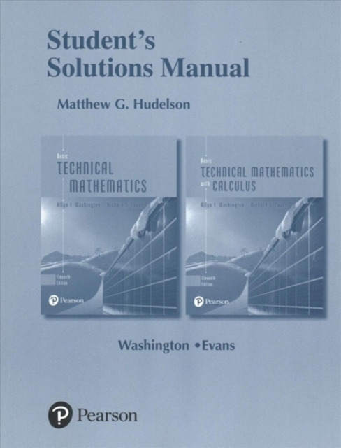 Student Solutions Manual for Basic Technical Mathematics, Paperback / softback Book