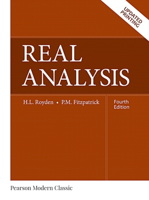 Real Analysis (Classic Version), Paperback / softback Book