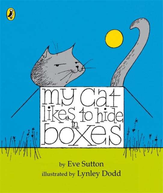 My Cat Likes to hide in Boxes, Board book Book