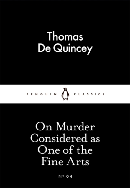 On Murder Considered as One of the Fine Arts, Paperback / softback Book