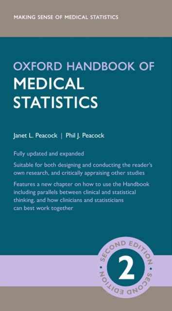 Oxford Handbook of Medical Statistics, PDF eBook