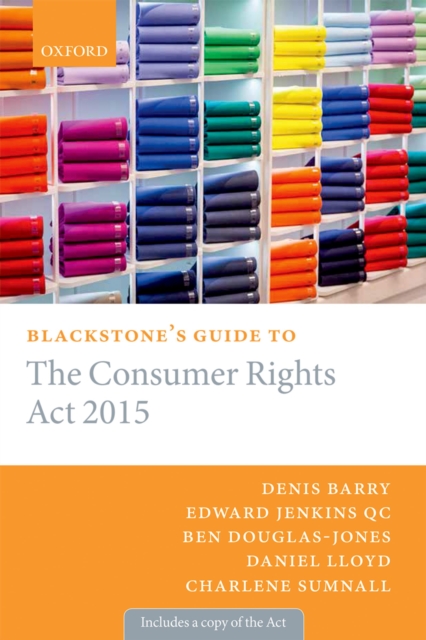 Blackstone's Guide to the Consumer Rights Act 2015, EPUB eBook