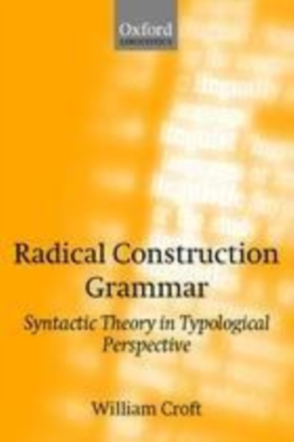 Radical Construction Grammar, PDF eBook