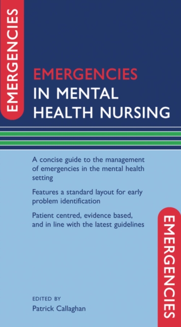 Emergencies in Mental Health Nursing, PDF eBook