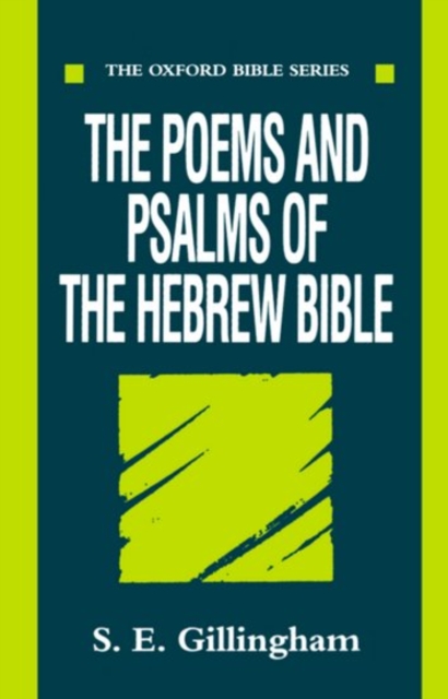 The Poems and Psalms of the Hebrew Bible, Paperback / softback Book