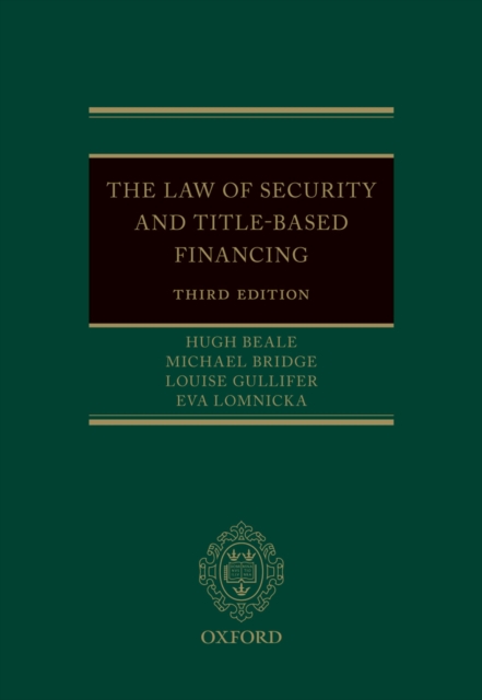 The Law of Security and Title-Based Financing, EPUB eBook