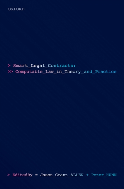 Smart Legal Contracts : Computable Law in Theory and Practice, EPUB eBook