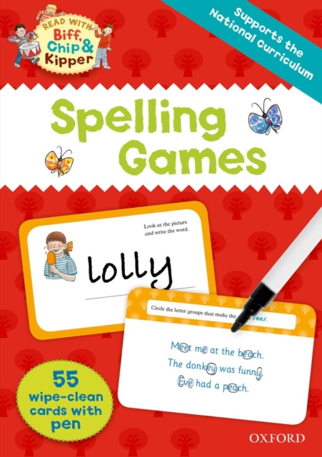 Oxford Reading Tree Read with Biff, Chip and Kipper: Spelling Games Flashcards, Multiple-component retail product Book