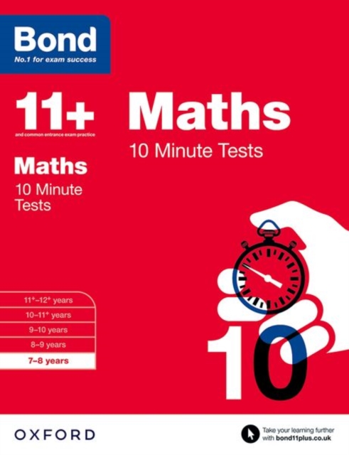 Bond 11+: Maths: 10 Minute Tests : 7-8 years, Paperback / softback Book