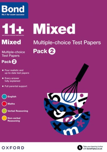 Bond 11+: Mixed: Multiple-choice Test Papers: For 11+ GL assessment and Entrance Exams : Pack 2, Paperback / softback Book