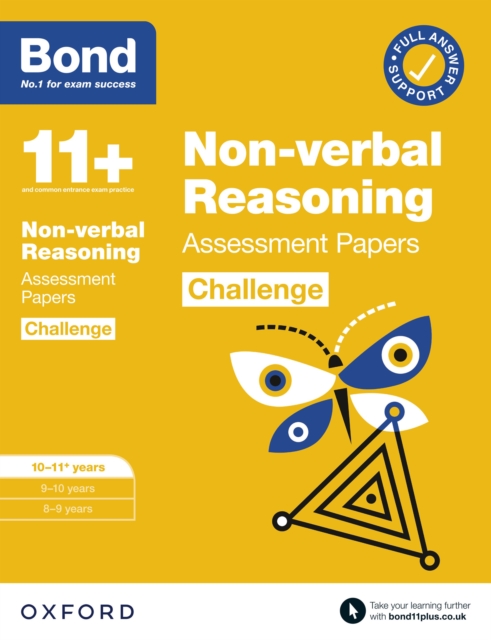 Bond 11+: Bond 11+ Non-verbal Reasoning Challenge Assessment Papers 10-11 years: Ready for the 2024 exam, PDF eBook