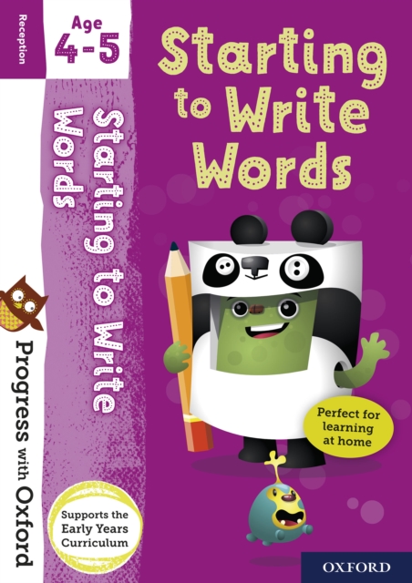 Progress with Oxford: Starting to Write Words Age 4-5, PDF eBook