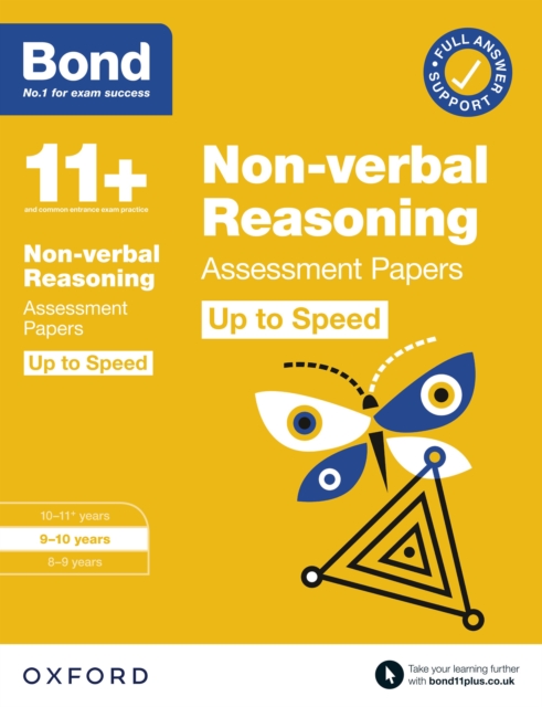 Bond 11+: Bond 11+ Non-verbal Reasoning Up to Speed Assessment Papers with Answer Support 9-10 Years, PDF eBook