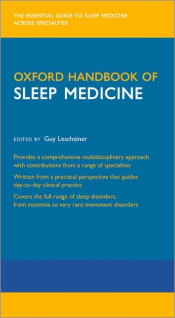 Oxford Handbook of Sleep Medicine, Part-work (fascÃ­culo) Book