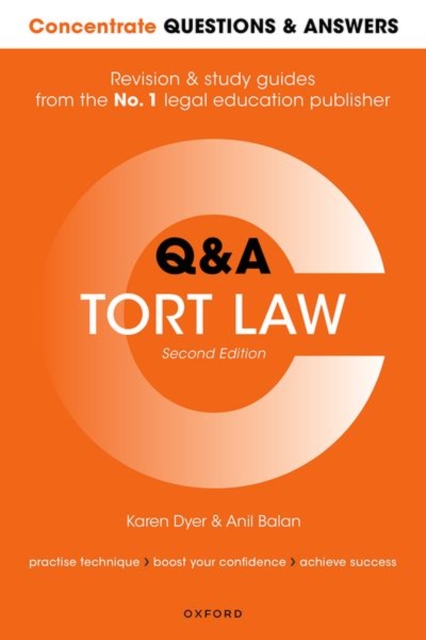 Concentrate Questions and Answers Tort Law : Law Q&A Revision and Study Guide, Paperback / softback Book