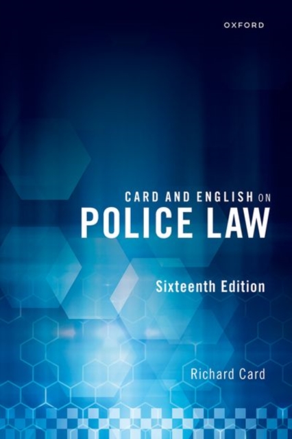 Card and English on Police Law, Paperback / softback Book