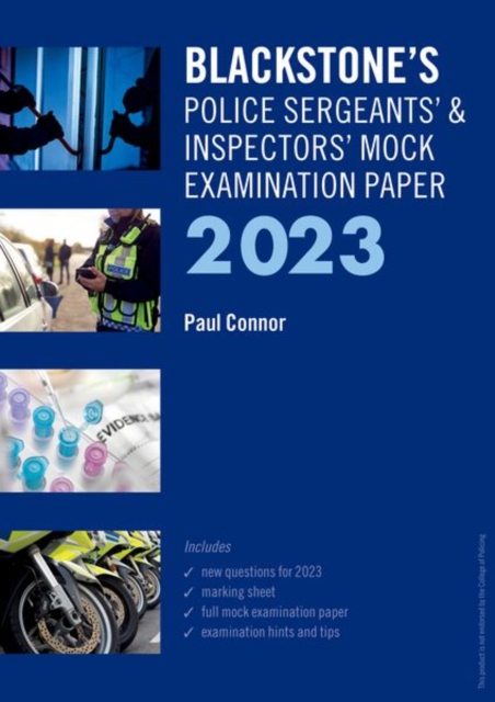 Blackstone's Police Sergeants' and Inspectors' Mock Exam 2023, Paperback / softback Book