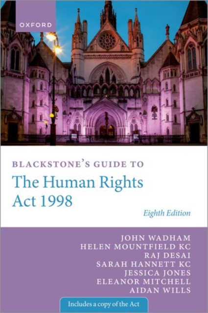 Blackstone's Guide to the Human Rights Act 1998, Paperback / softback Book