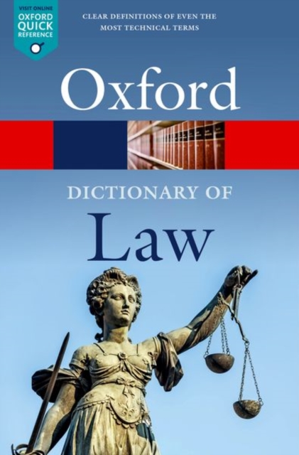 A Dictionary of Law, Paperback / softback Book