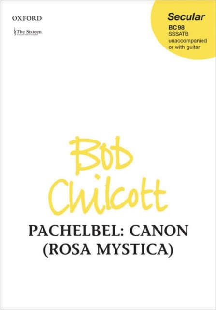 Canon (Rosa Mystica), Sheet music Book