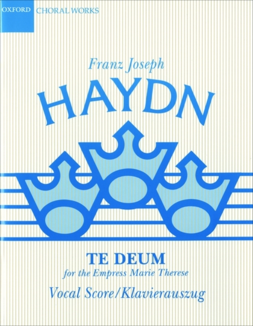 Te Deum for the Empress Marie Therese, Sheet music Book