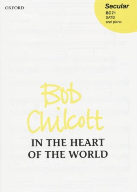 In the heart of the world, Sheet music Book