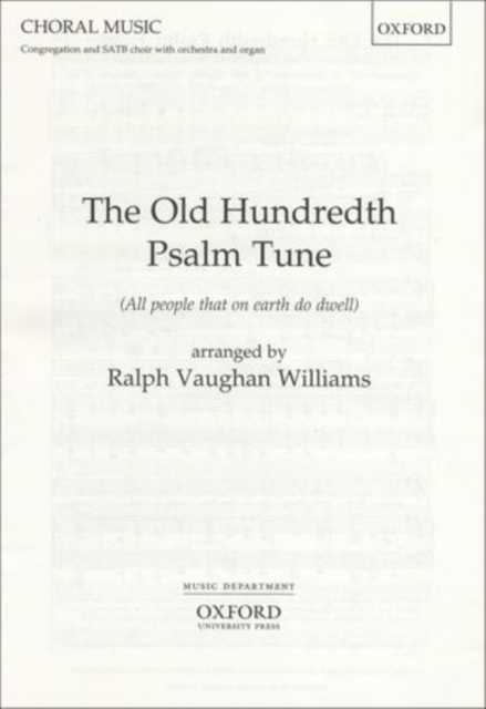 The Old Hundredth Psalm Tune, Sheet music Book