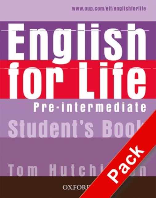 English for Life: Pre-intermediate: Student's Book with MultiROM Pack : General English four-skills course for adults, Mixed media product Book