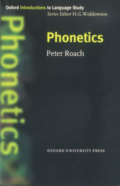 Phonetics, Paperback / softback Book