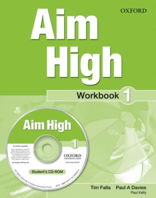 Aim High Level 1 Workbook & CD-ROM : A new secondary course which helps students become successful, independent language learners, Mixed media product Book