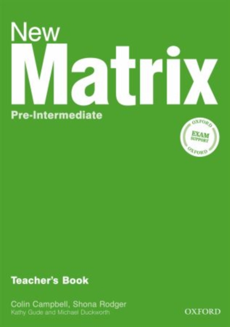 New Matrix Pre-Intermediate: Teacher's Book, Paperback / softback Book