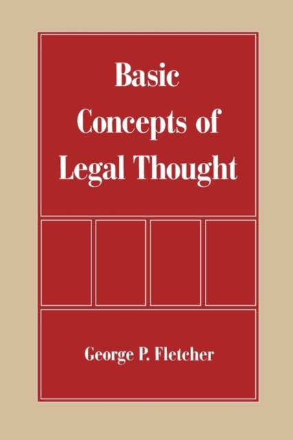 The Basic Concepts of Legal Thought, Paperback / softback Book