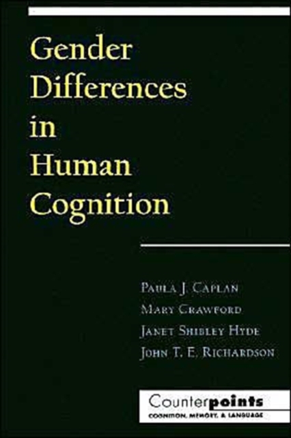 Gender Differences in Human Cognition, Paperback / softback Book