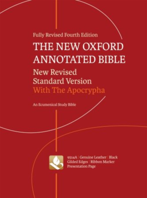 The New Oxford Annotated Bible with Apocrypha : New Revised Standard Version, Leather / fine binding Book