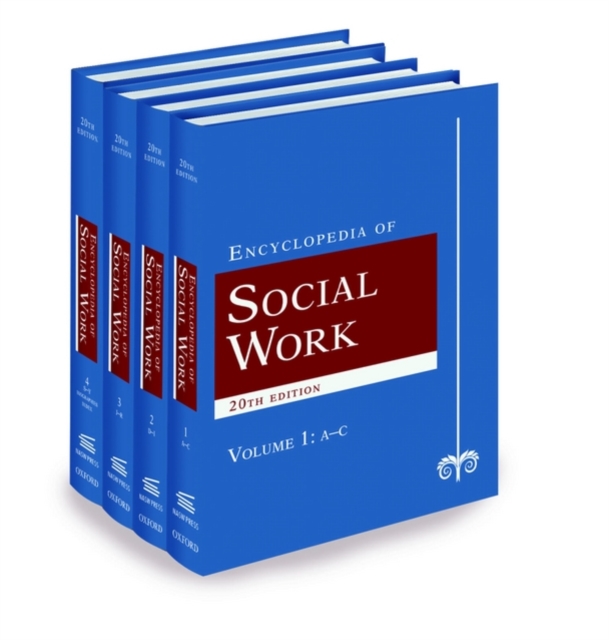 The Encyclopedia of Social Work : 4 Volume Set, Multiple-component retail product Book