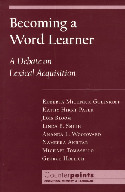 Becoming a Word Learner : A Debate on Lexical Acquisition, PDF eBook