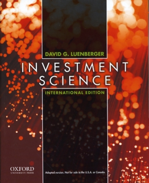 Investment Science : International Edition, Paperback / softback Book