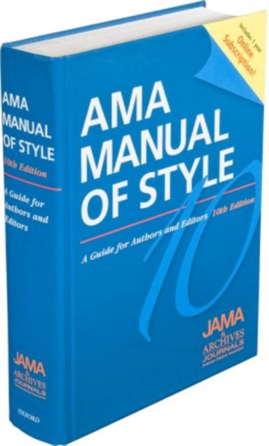 AMA Manual of Style: A Guide for Authors and Editors : Special Online Bundle Package, Mixed media product Book