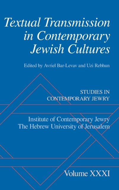 Textual Transmission in Contemporary Jewish Cultures, Hardback Book