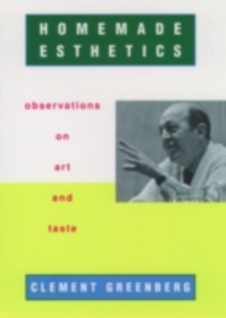 Homemade Esthetics : Observations on Art and Taste, PDF eBook