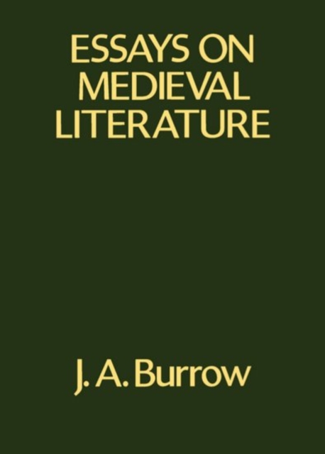 Essays on Medieval Literature, Hardback Book