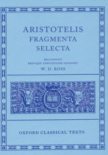 Aristotle Fragmenta Selecta, Fold-out book or chart Book
